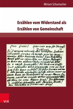 Erzählen vom Widerstand als Erzählen von Gemeinschaft (eBook, PDF) - Schumacher, Miriam