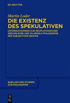 Die Existenz des Spekulativen (eBook, ePUB) - Loder, Martin