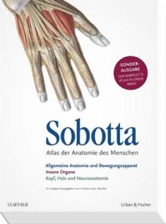 Sobotta Atlas der Anatomie des Menschen in einem Band - Sobotta, Johannes