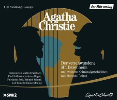 Der verschwundene Mr. Davenheim und weitere Kriminalgeschichten mit Hercule Poirot (3 Audio-CDs) - Christie, Agatha