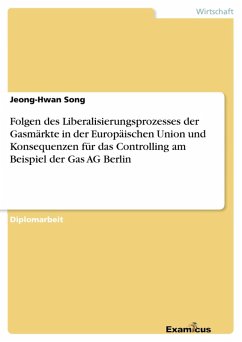 Folgen des Liberalisierungsprozesses der Gasmärkte in der Europäischen Union und Konsequenzen für das Controlling am Beispiel der Gas AG Berlin (eBook, ePUB) - Song, Jeong-Hwan