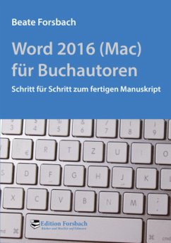 Cover Word 2016 (Mac) für Buchautoren