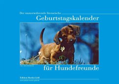 Der immerwährende literarische Geburtstagskalender für Hundefreunde - Körner, Charlotte; Brand, Flinde