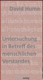 Untersuchung in Betreff des menschlichen Verstandes (eBook, ePUB)