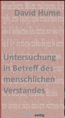 Untersuchung in Betreff des menschlichen Verstandes (eBook, ePUB) - Hume, David