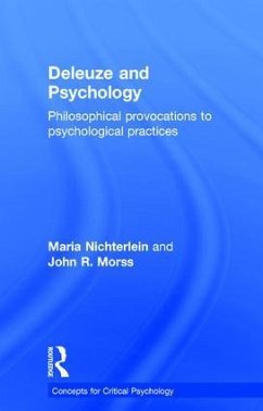 Deleuze and Psychology - Nichterlein, Maria; Morss, John R