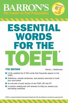 Essential Words for the TOEFL - Matthiesen, Steven J.