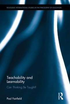 Teachability and Learnability - Fairfield, Paul