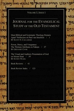 Journal for the Evangelical Study of the Old Testament, 5.1