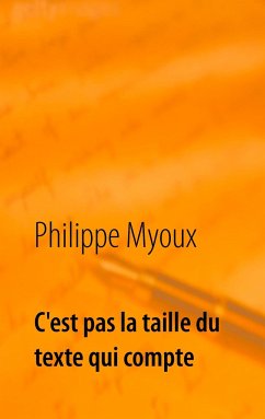 c'est pas la taille du texte qui compte - Myoux, Philippe