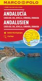 MARCO POLO Regionalkarte Spanien: Andalusien, Costa del Sol 1:200 000; Andalousie - Costa del Sol, Séville, Cordoue, Gre