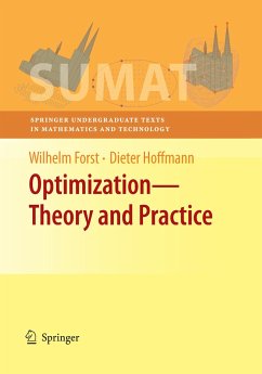 Optimization¿Theory and Practice - Forst, Wilhelm;Hoffmann, Dieter