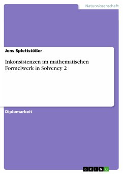 Inkonsistenzen im mathematischen Formelwerk in Solvency 2 (eBook, PDF)