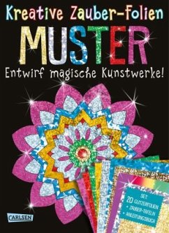 Muster: Set mit 10 Zaubertafeln, 20 Folien und Anleitungsbuch / Kreative Zauber-Folien Bd.2 - Poitier, Anton