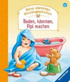 Baden, kämmen, Pipi machen; .