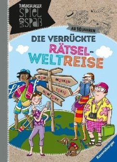 Cover Die verrückte Rätsel-Weltreise
