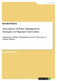 Assessment of Waste Management Strategies in Nigerian Universities (eBook, PDF)