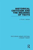 Historical Criticism and the Meaning of Texts (eBook, PDF)