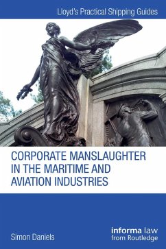 Cover Corporate Manslaughter in the Maritime and Aviation Industries (eBook, PDF)