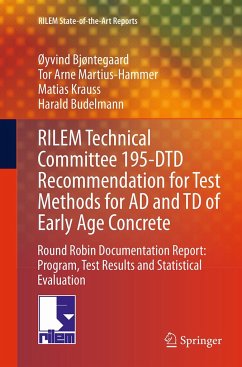 Rilem Technical Committee 195-Dtd Recommendation for Test Methods for AD and TD of Early Age Concrete - Bjøntegaard, Øyvind;Martius-Hammer, Tor Arne;Krauss, Matias