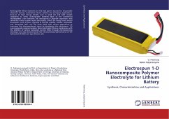 Electrospun 1-D Nanocomposite Polymer Electrolyte for Lithium Battery