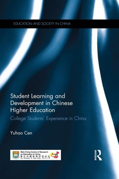 Student Learning and Development in Chinese Higher Education (eBook, PDF) - Cen, Yuhao