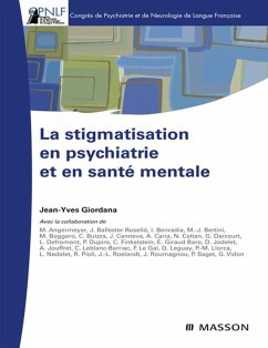 Cover La stigmatisation en psychiatrie et en santé mentale (eBook, ePUB)