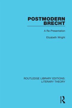 Cover Postmodern Brecht (eBook, PDF)
