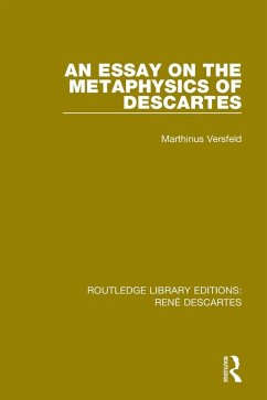 Cover An Essay on the Metaphysics of Descartes (eBook, PDF)