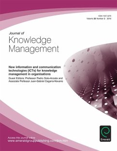 New Information and Communication Technologies (ICTs) for Knowledge Management in Organisations (eBook, PDF)