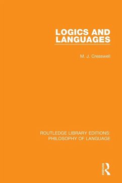 Logics and Languages (eBook, ePUB) - Cresswell, M. J.