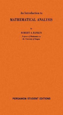 An Introduction to Mathematical Analysis (eBook, PDF) - Rankin, Robert A.