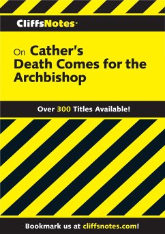 Cover CliffsNotes on Cather's Death Comes for the Archbishop (eBook, ePUB)