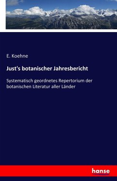 Just's botanischer Jahresbericht