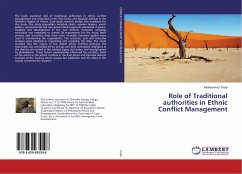 Role of Traditional authorities in Ethnic Conflict Management - Tinab, Mohammed