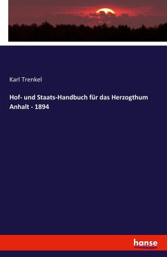 Hof- und Staats-Handbuch für das Herzogthum Anhalt - 1894