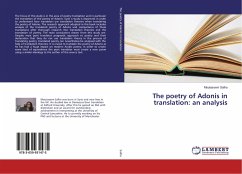 The poetry of Adonis in translation: an analysis