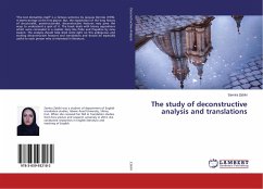 The study of deconstructive analysis and translations