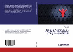 Training Programme on HIV/AIDS for Adolescents: an Experimental Study