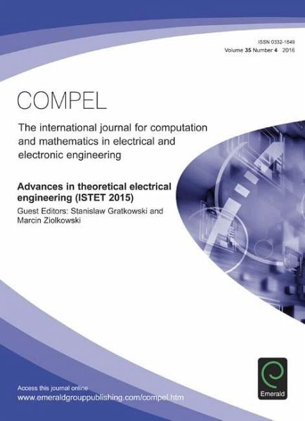 Advances in theoretical electrical engineering (ISTET 2015) (eBook, PDF) Advances in theoretical electrical engineering (ISTET 2015) (eBook, PDF)