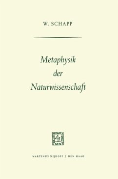 Metaphysik der Naturwissenschaft (eBook, PDF) - Schapp, W.