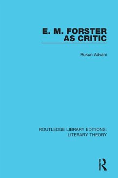 E. M. Forster as Critic (eBook, ePUB) - Advani, Rukun