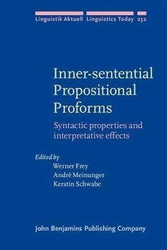 Inner-sentential Propositional Proforms (eBook, PDF)