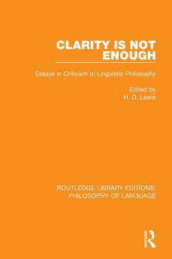 Clarity Is Not Enough (eBook, ePUB) Cover Clarity Is Not Enough (eBook, ePUB)