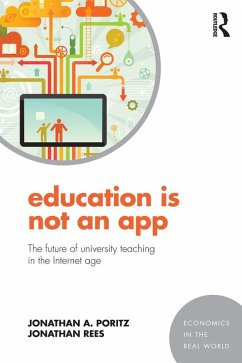 Education Is Not an App (eBook, PDF) - Poritz, Jonathan A.; Rees, Jonathan