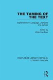 The Taming of the Text (eBook, ePUB)