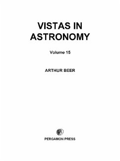 Cover Vistas in Astronomy (eBook, PDF)