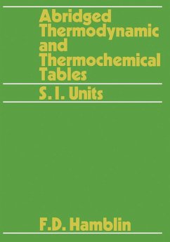 Abridged Thermodynamic and Thermochemical Tables (eBook, PDF) - Hamblin, F. D.