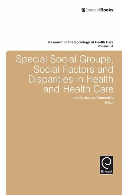 Cover Special Social Groups, Social Factors and Disparities in Health and Health Care (eBook, ePUB)