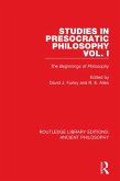 Studies in Presocratic Philosophy Volume 1 (eBook, ePUB)